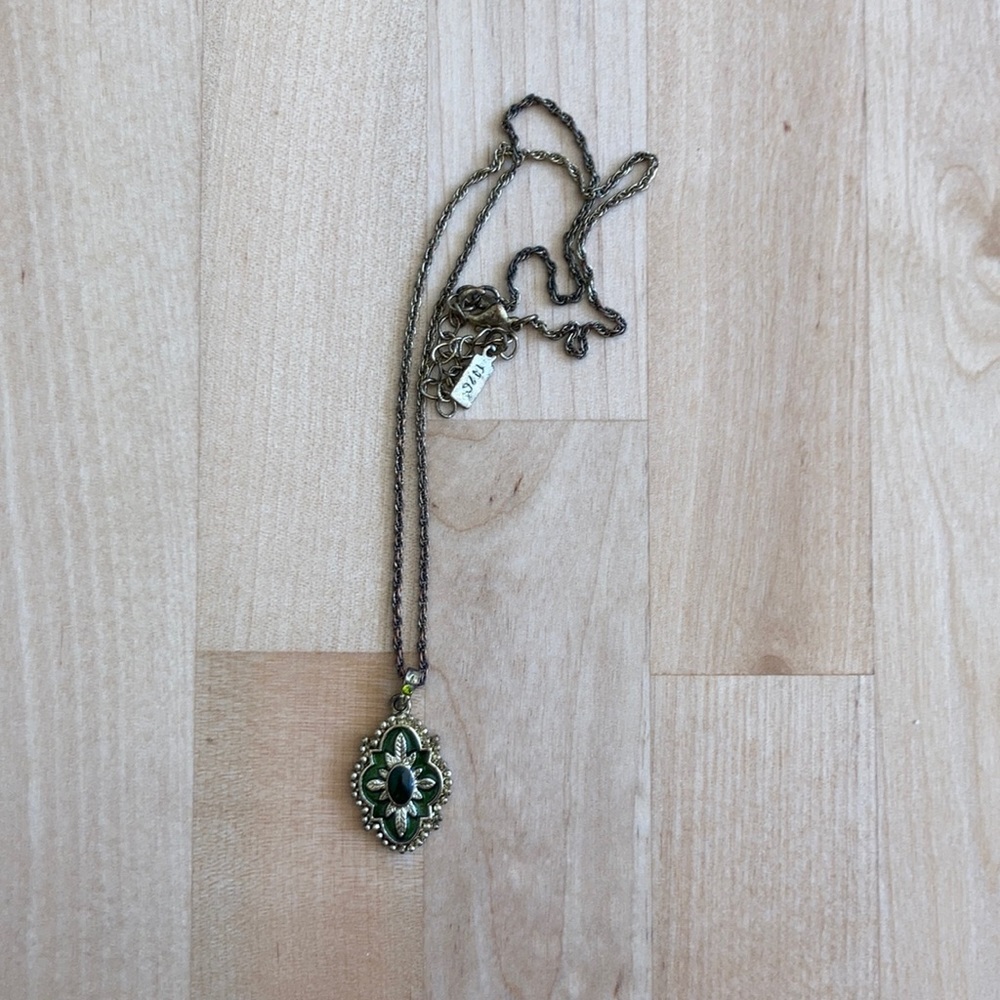 Green Pendant Necklace